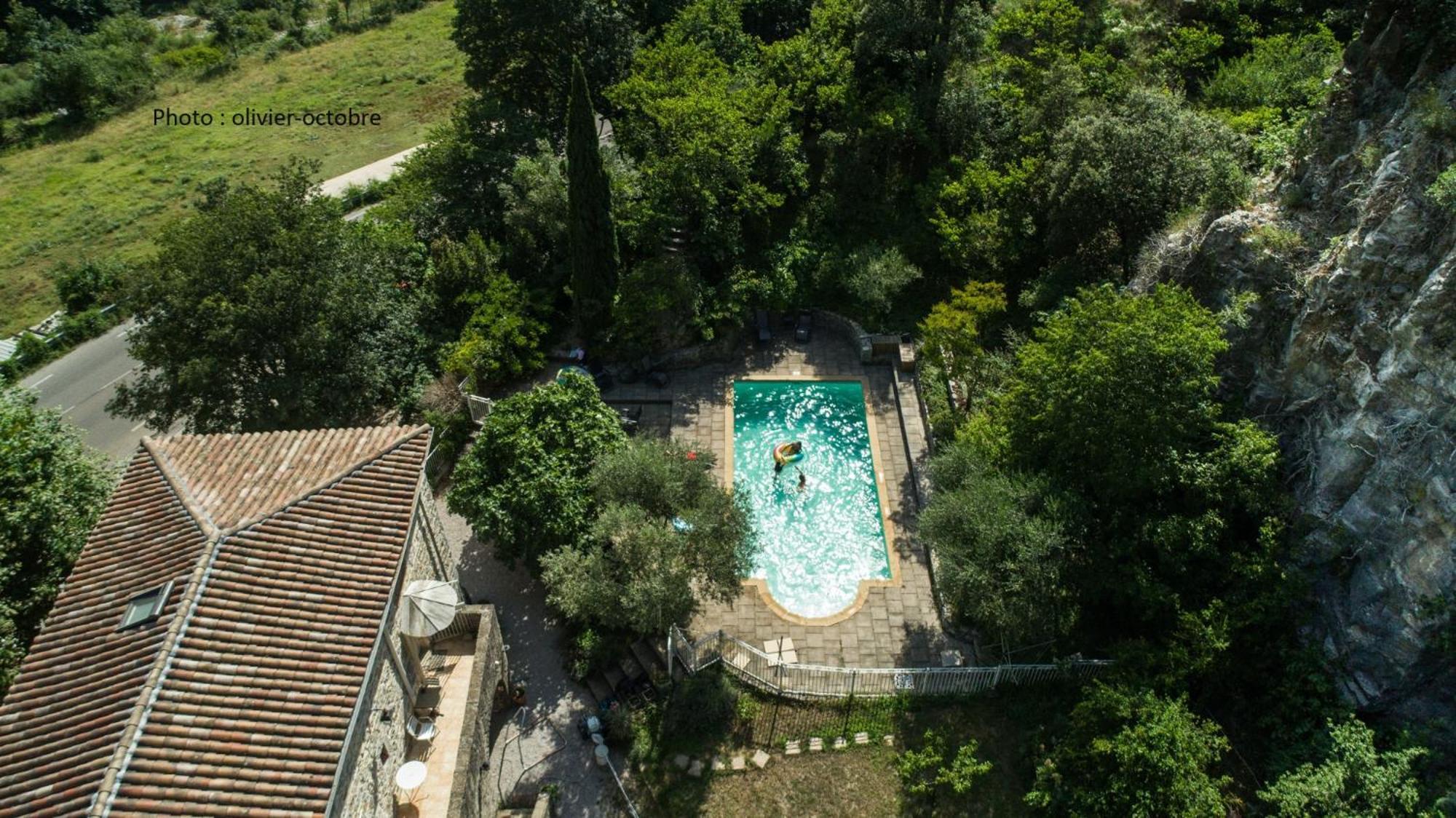 Bed and Breakfast Domaine De La Carriere Sumène Zewnętrze zdjęcie